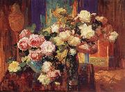 Franz Bischoff Roses n-d oil painting